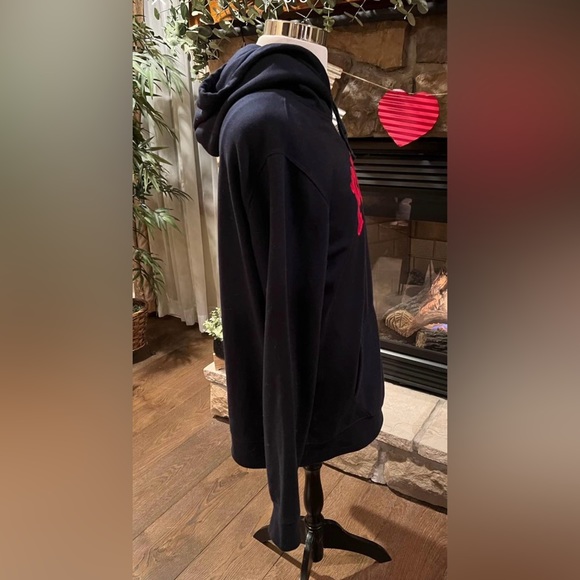 Polo Ralph Lauren Men's Fleece Hoodie Pullover
Size XL Navy - Picture 4 of 7